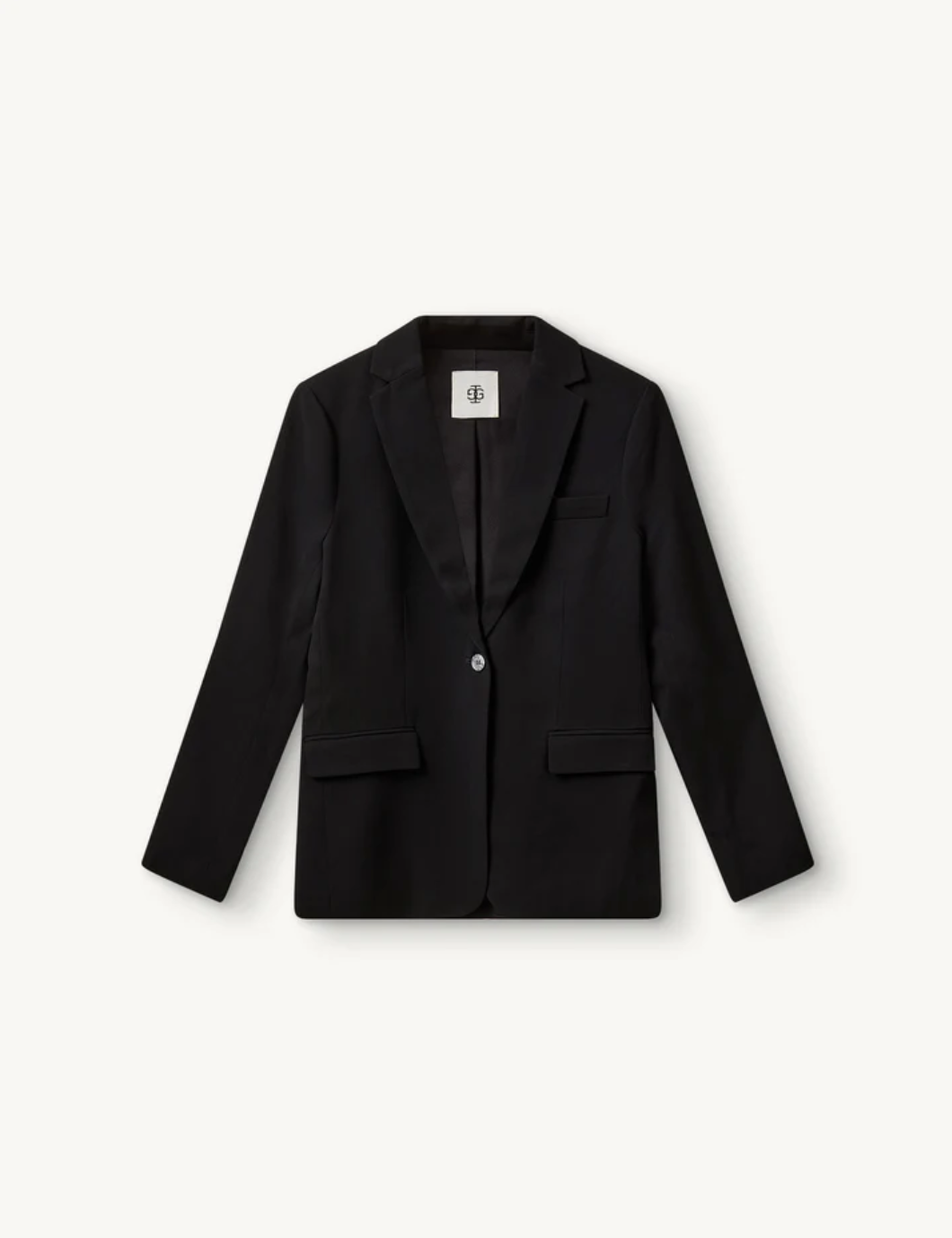 Crepe Blazer Black Blazere